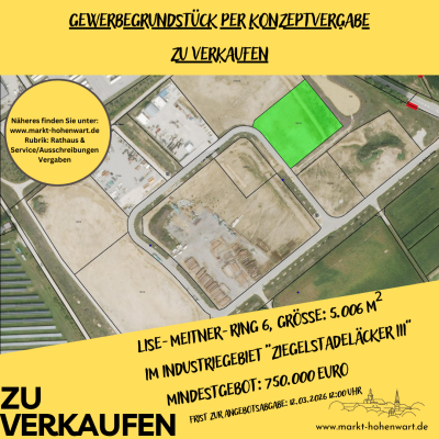 20260206 Ausschreibung Konzeptvergabe Industriegebiet