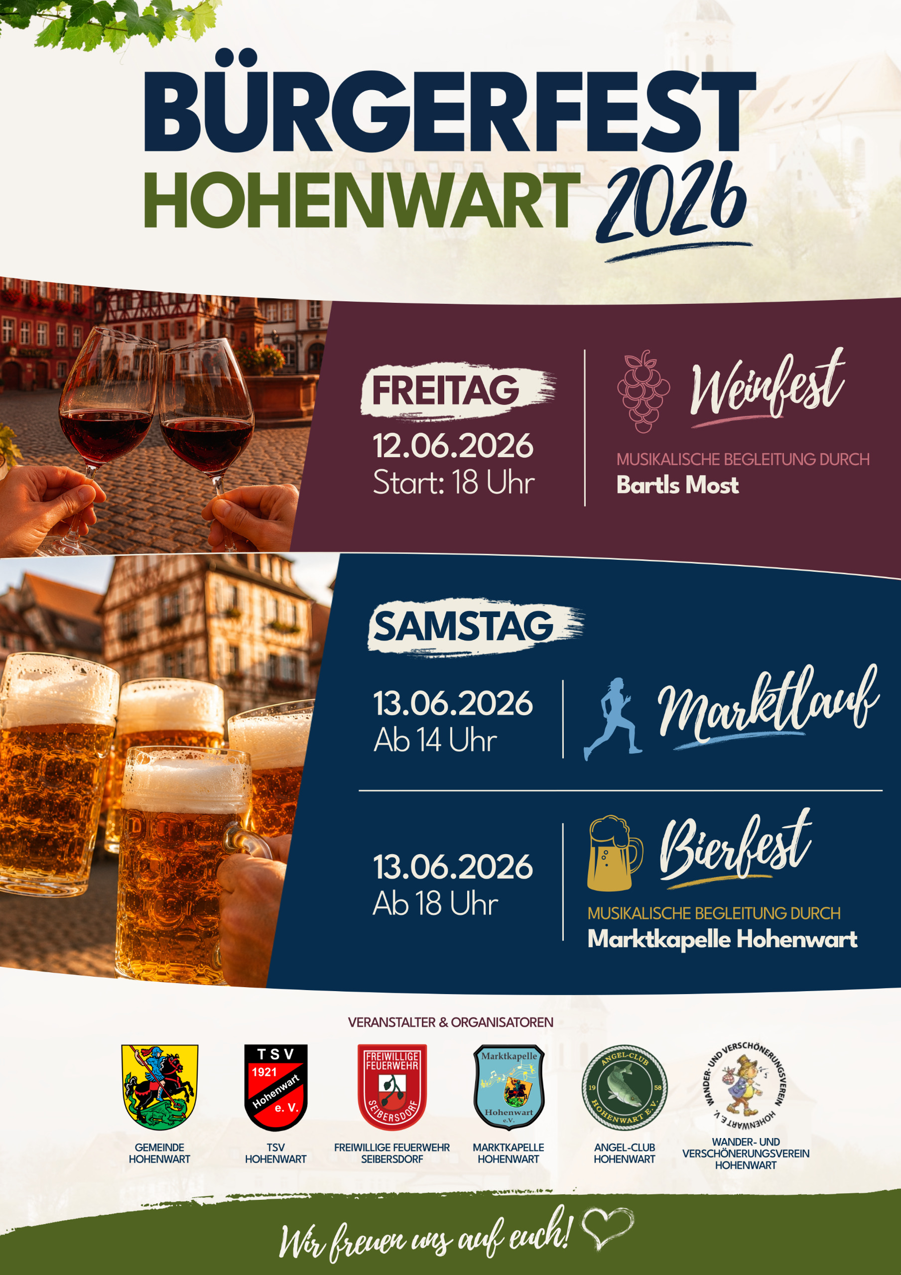 Hohenwarter Bürgerfest - Weinfest am Freitag