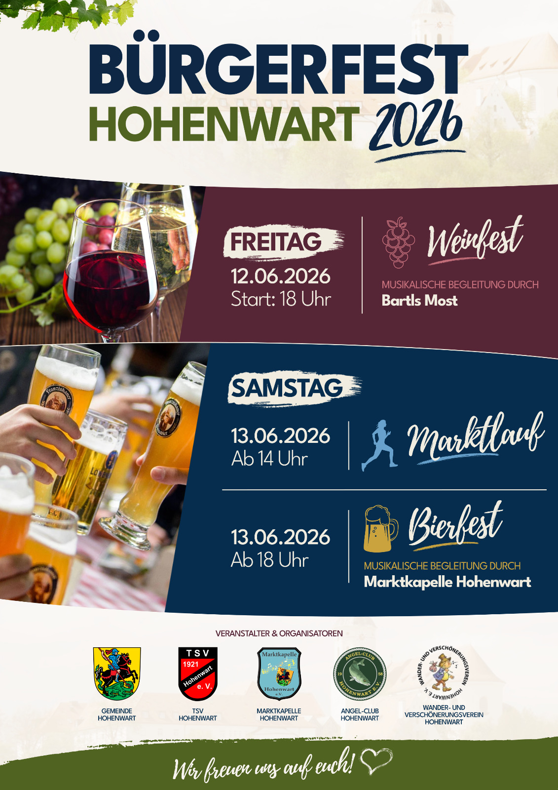 Hohenwarter Bürgerfest - Weinfest am Freitag
