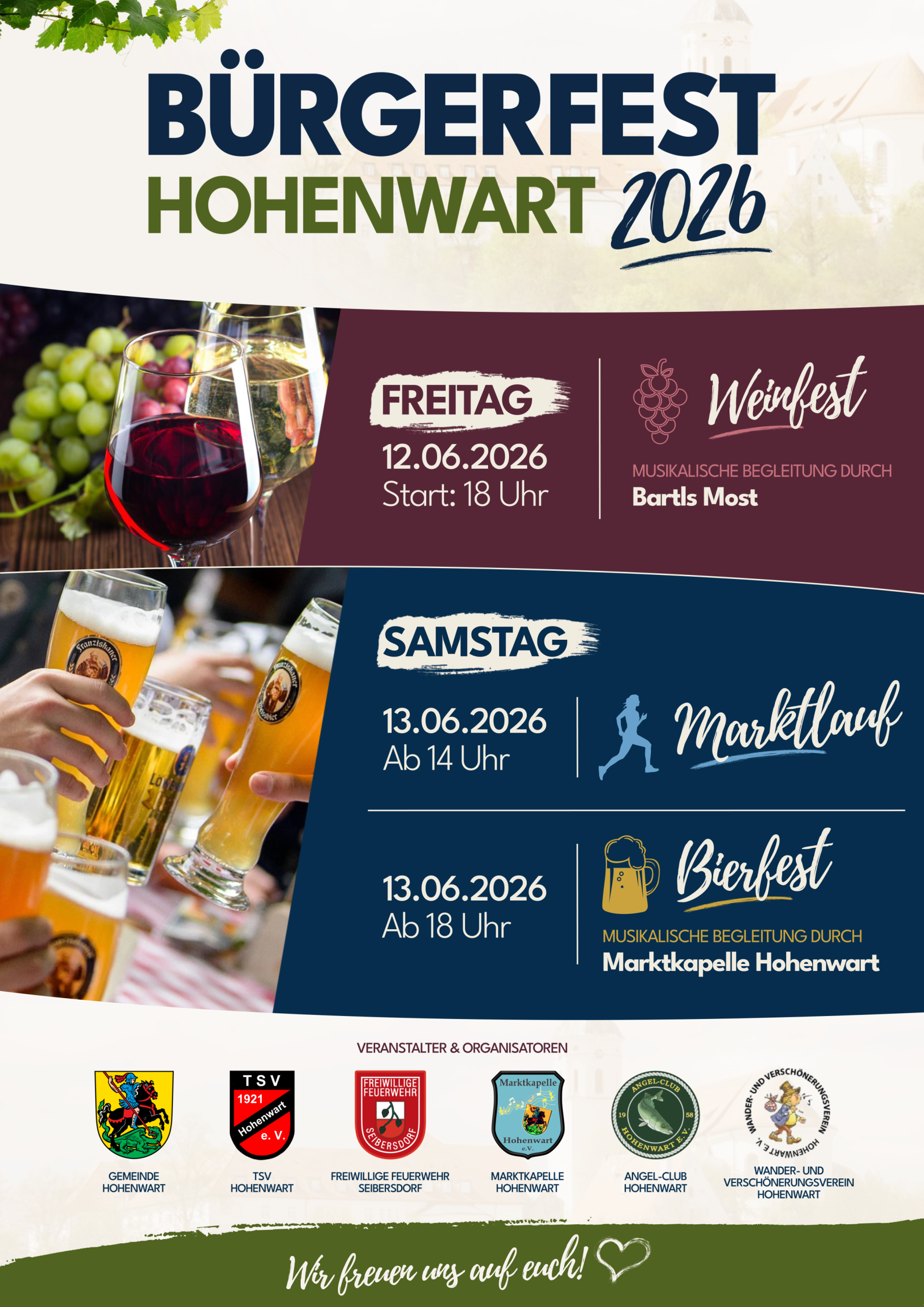 Hohenwarter Bürgerfest - Weinfest am Freitag