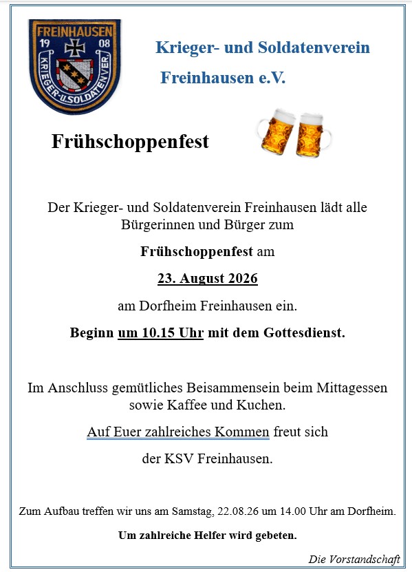 Frühschoppenfest