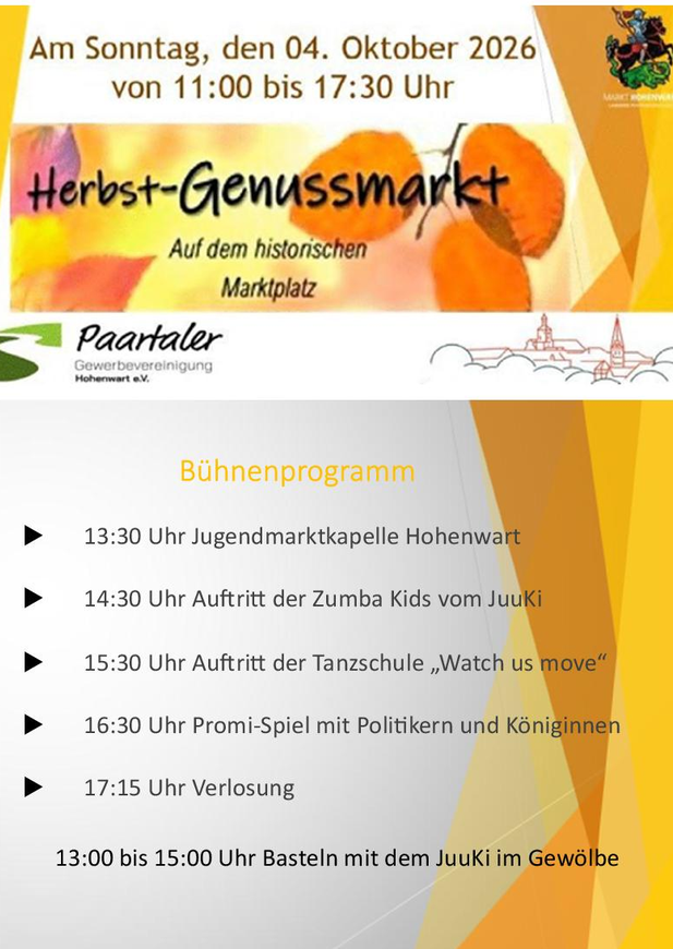 Herbst Genuss-Markt