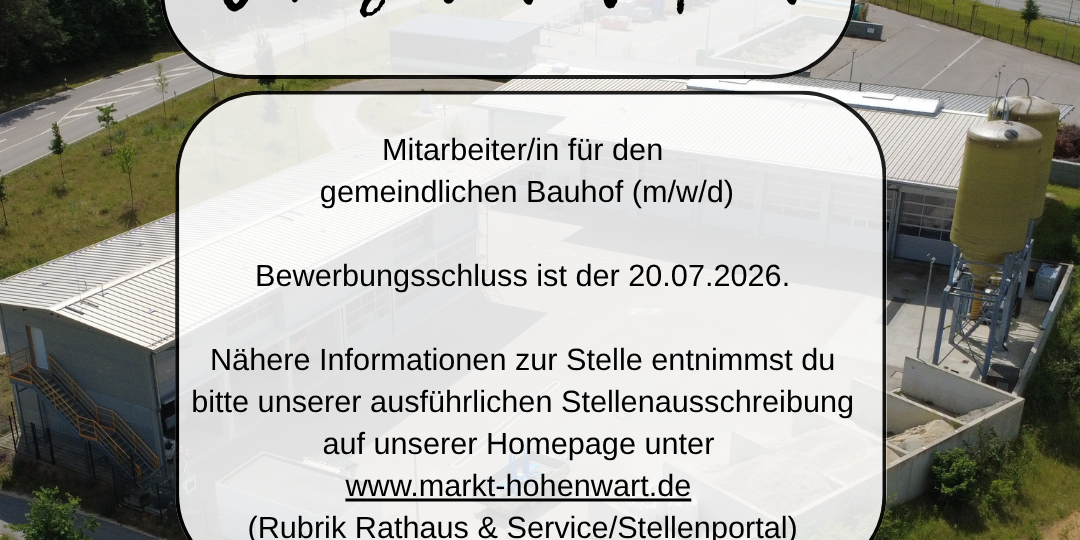 20260630 Bauhof Ausschreibung