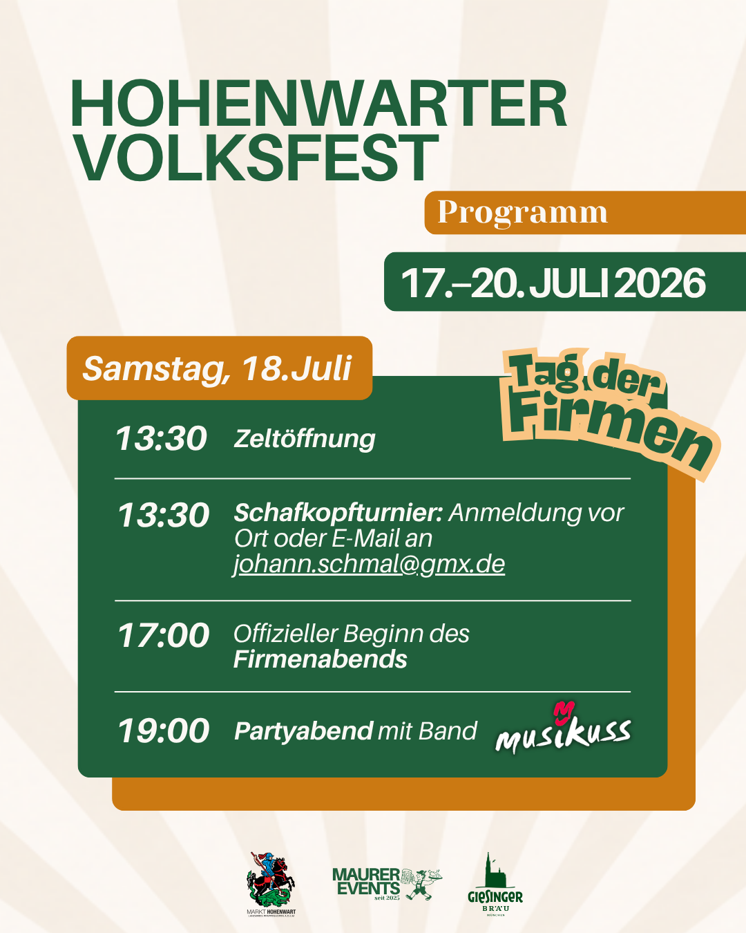 Hohenwarter Volksfest