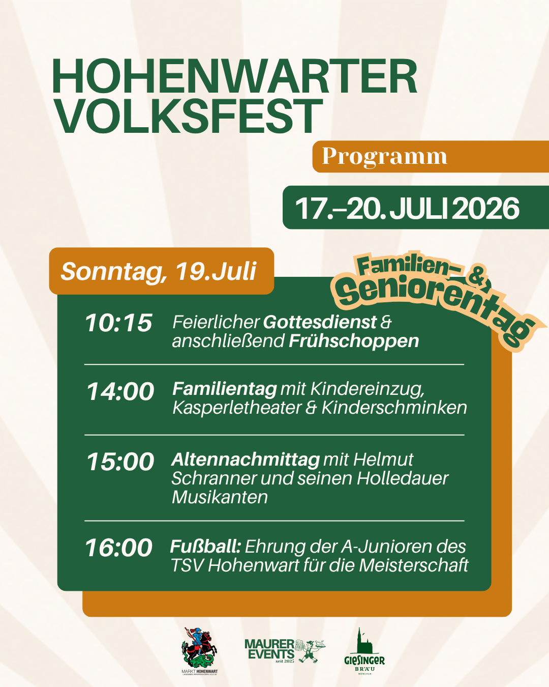 Hohenwarter Volksfest