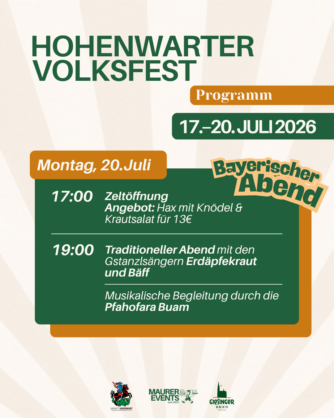 Hohenwarter Volksfest