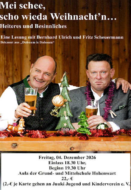 Mei schee, is scho wieda Weihnachten!